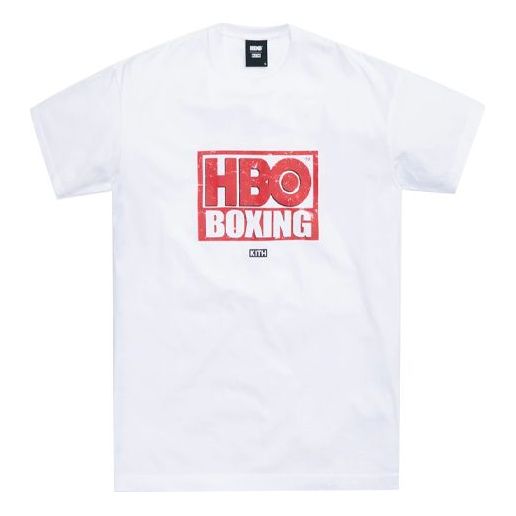 KITH x HBO Boxing Vintage Tee 'White' KH030065-101