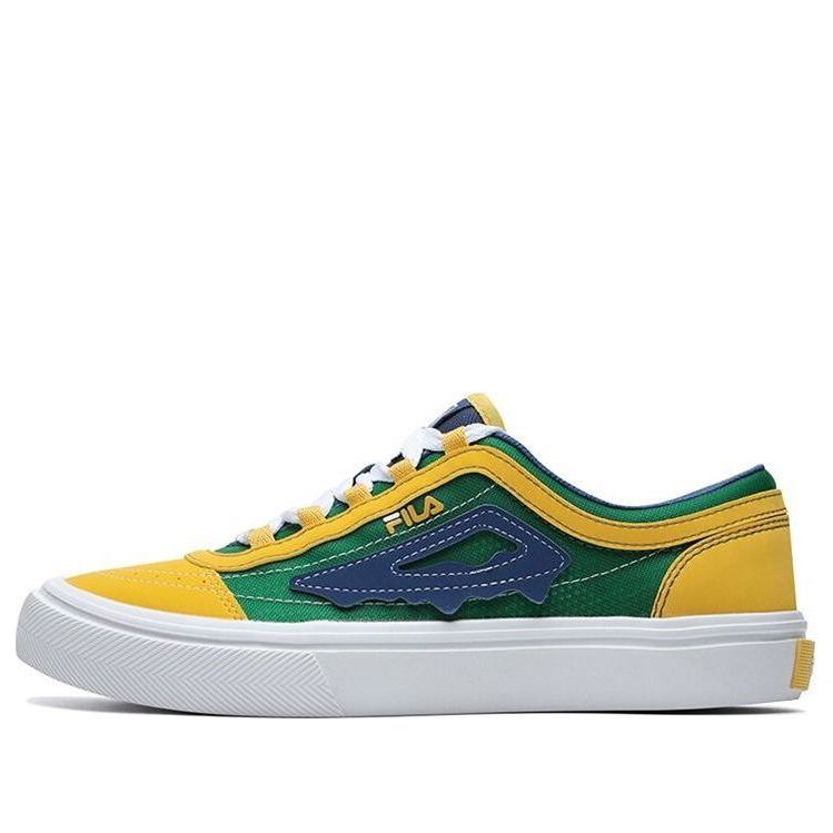 (WMNS) Fila Fusion Skate Shoes 'Blue Yellow Green' T12W125103FGM