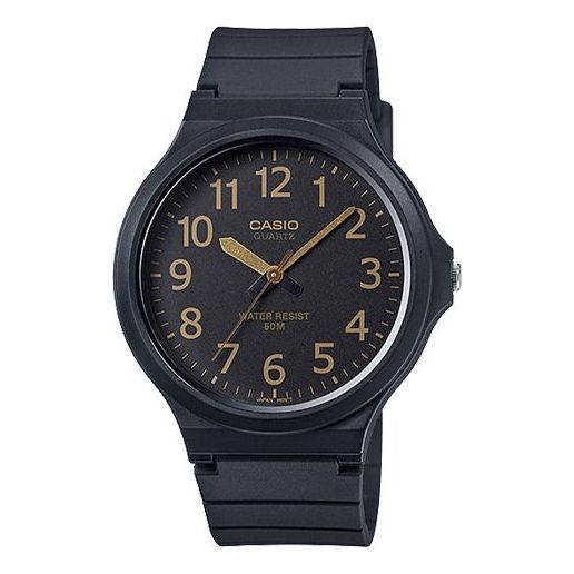 CASIO Quartz Waterproof Mens Black Analog MW-240-1B2