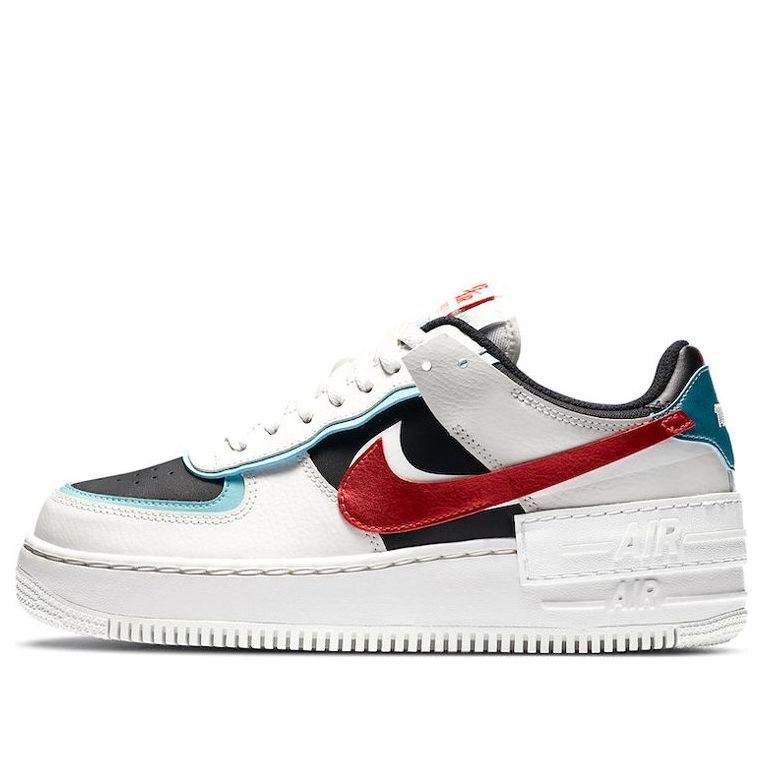 (WMNS) Nike Air Force 1 Shadow 'White Bleached Aqua' DA4291-100