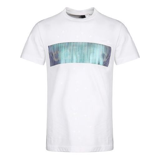 adidas Logo Round Neck Short Sleeve White CX4989