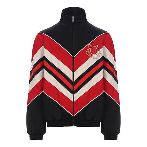 GUCCI Chevron Track Jacket 'Multicolor Black' 575762-XJBBE-1315