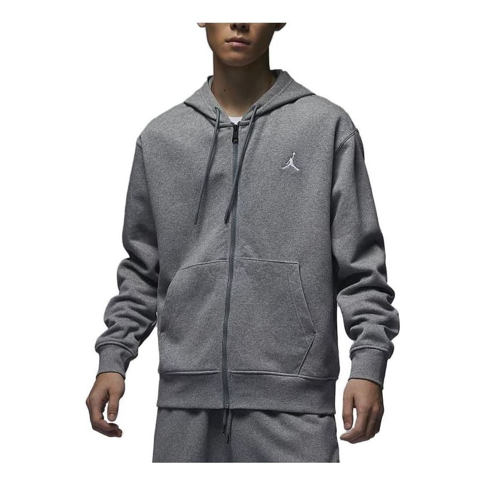 Air Jordan Fleece Full Zip Hoodie 'Grey' FJ7772-091