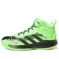 (GS) adidas Cross Em UP 5 Wide 'Team Solar Green Black' HQ8496