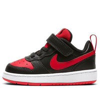 (TD) Nike Court Borough Low 2Velcro 'Bred' BQ5453-007