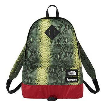Supreme x The North Face Snakeskin Lightweight Day Backpack 'Green Yellow' SUP-SS18-389