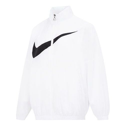 (WMNS) Nike Sportswear Essential Woven Jacket 'White' DX5865-100