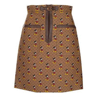 (WMNS) Gucci x Disney GG Mickey Mouse Skirt For Brown 602249-Z8AHJ-9549