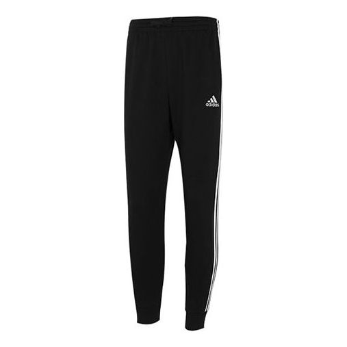 Men's adidas Side Bundle Feet Sports Pants/Trousers/Joggers Black GM1089