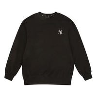 MLB NYLogo Long Sleeves Round Neck Unisex Black 31MTM3941-50L
