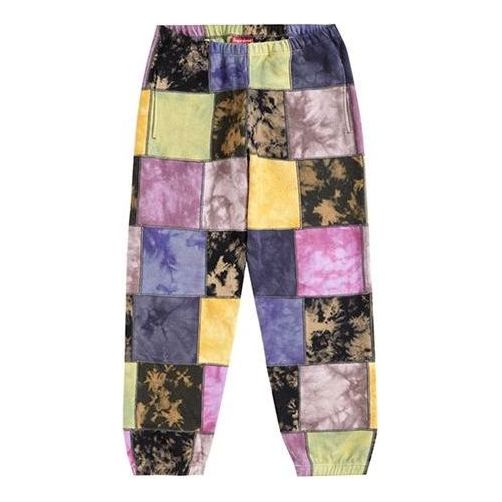 Supreme Patchwork Tie Dye Sweatpants 'Multi-Color' SUP-SS19-10179
