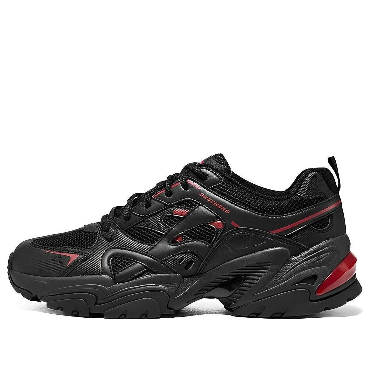 (WMNS) Skechers D'LITES 'Black' 149514-BKRD