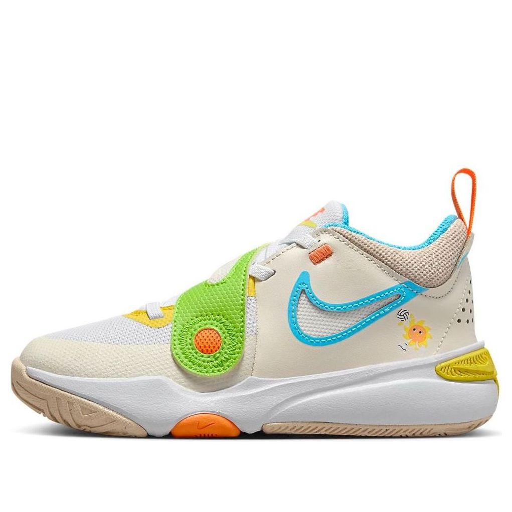 (PS) Nike Team Hustle D 11 Shoes 'Pale Ivory Sanddrift Baltic Blue' FN8905-141