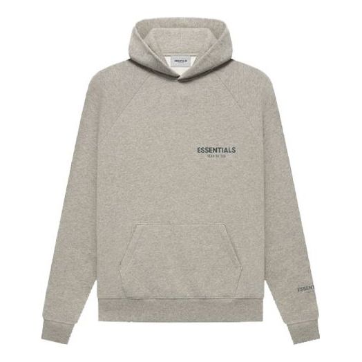 Fear of God Essentials FW21 Hoodie 'Dark Heather Oatmeal' FOG-FW21-158