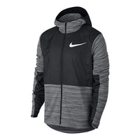 Nike Full-length zipper Cardigan Basketball Hooded Jacket Black 857045-010