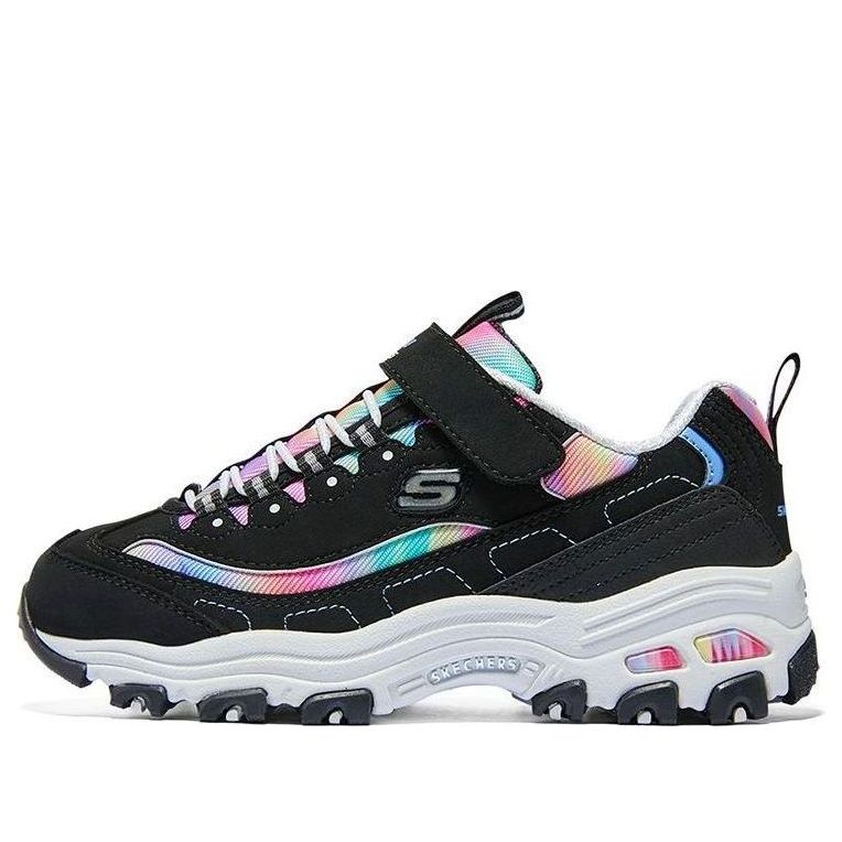(GS) Skechers DLITES 'Black Multi' 303905L-BKMT
