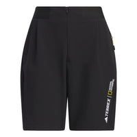 (WMNS) adidas National Geographic Shorts 'Black' HY4696