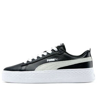 (WMNS) PUMA Smash Platform Leather 'Black' 366487-11