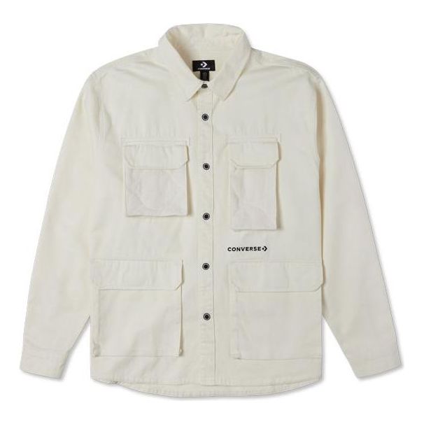 Converse Cozy Utility Woven Shirt 'Egret' 10025053-A01