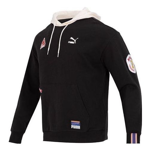 PUMA Team Badge Hoodie 'Black' 677377-01