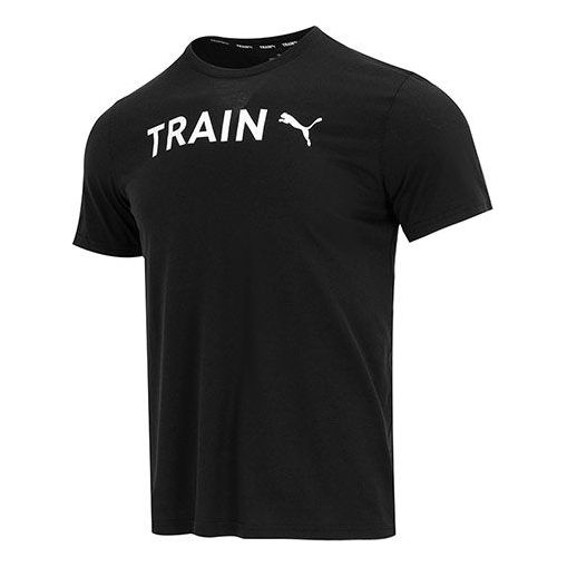 PUMA Graphic Train T-Shirt 'Black' 523722-01