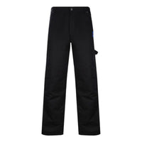 Men's Off-White SS22 Solid Color Cargo Straight-Leg Casual Pants/Trousers Black OMCA209S22FAB0021001