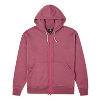 Converse Retro Solid Color Loose Hooded Jacket Red Purple 10022002-A05