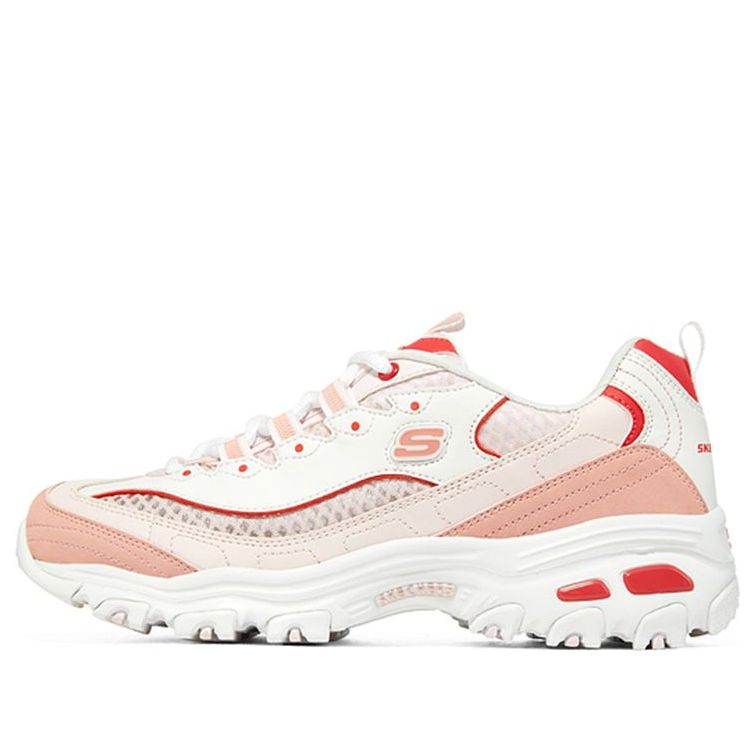(WMNS) Skechers D'Lites 'White Pink' 896089-WPK