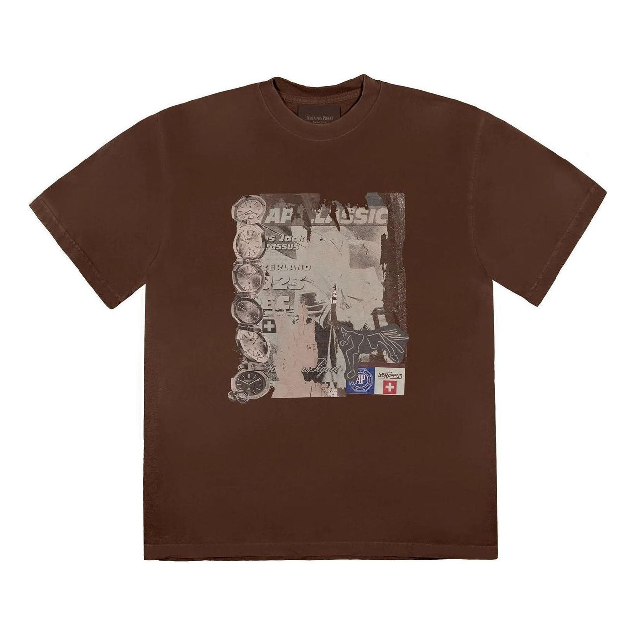 Travis Scott CJ x Audemars Piguet Classic T-Shirt 'Red' CJAP-SS06