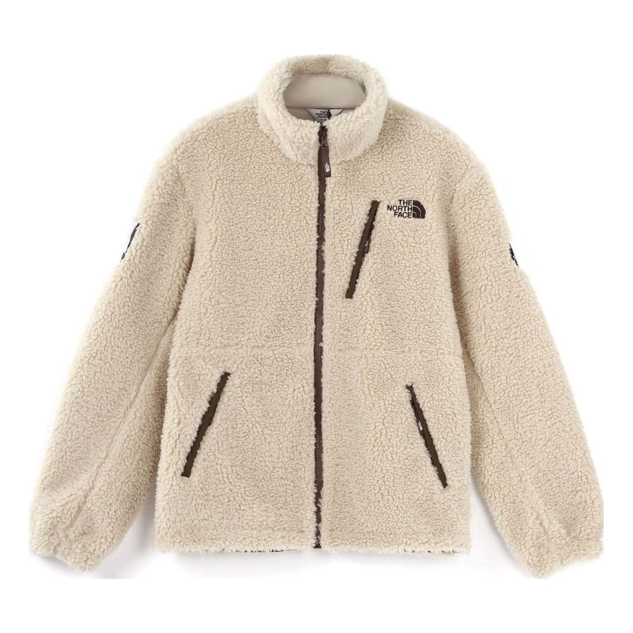 THE NORTH FACE Full Zip Fleece Jacket 'Beige' NJ4FM50K