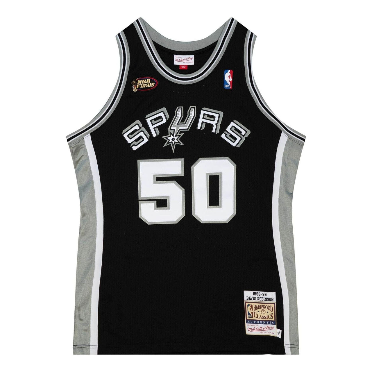 Mitchell & Ness x NBA San Antonio Spurs 1998-99 Jerseys 'David Robinson 50' AJY4CP19170-SASBLCK98DRB