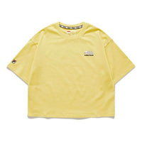 (WMNS) FILA FUSION Loose Round Neck Short Sleeve Yellow T11W02610-YE
