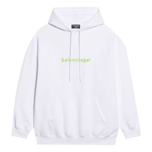 Balenciaga Balenciaga Copyright Logo Print Medium Fit Hoodie 'White' 578135TIV559152