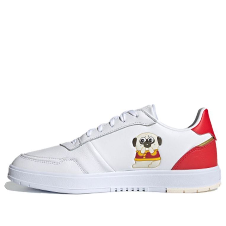 adidas neo Courtmaster White/Red G55079