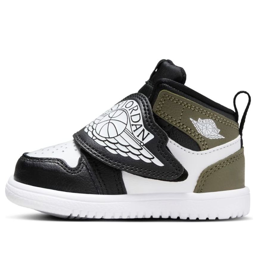 (TD) Air Jordan Sky Jordan 1 'Black Medium Olive' BQ7196-092
