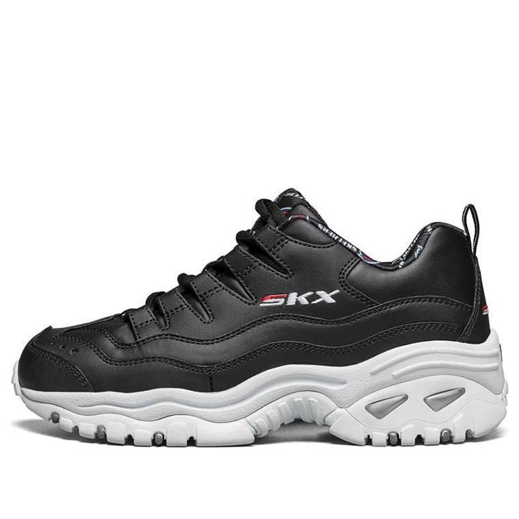 (WMNS) Skechers Energy Sneakers Black/White/Red 13425-BKW
