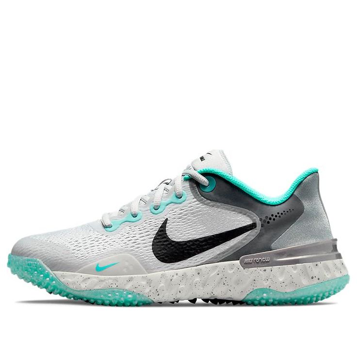 (WMNS) Nike Alpha Huarache Elite 3 Turf 'Photon Dust Dynamic Turquoise' CU8403-003