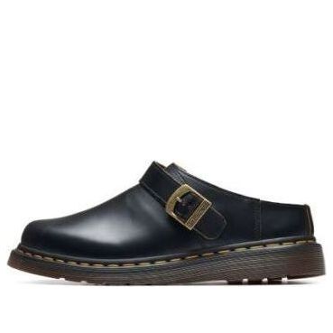 Dr.Martens Isham Vintage Smooth Leather Slingback Mules 'Black' 30627001