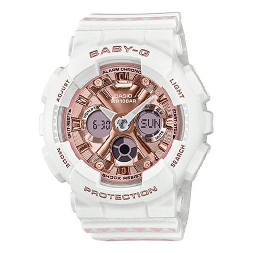 CASIO BABY-G Digital-Analog 'Ivory Rose Gold' BA-130SP-7A