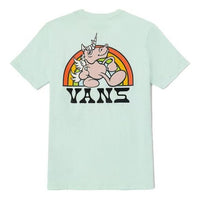 (WMNS) Vans Unicorn Rainbow T-shirt 'Lake Green' VN0008ZNBQC