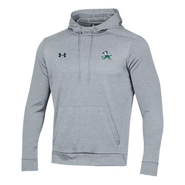 Under Armour Fleece University of Notre Dame Logo Hoodie 'Grey' 5122313-025