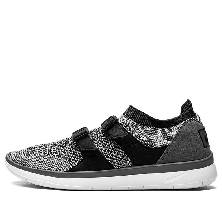 Nike Air Sock Racer Flyknit 'White Black Dark Grey' 898022-100