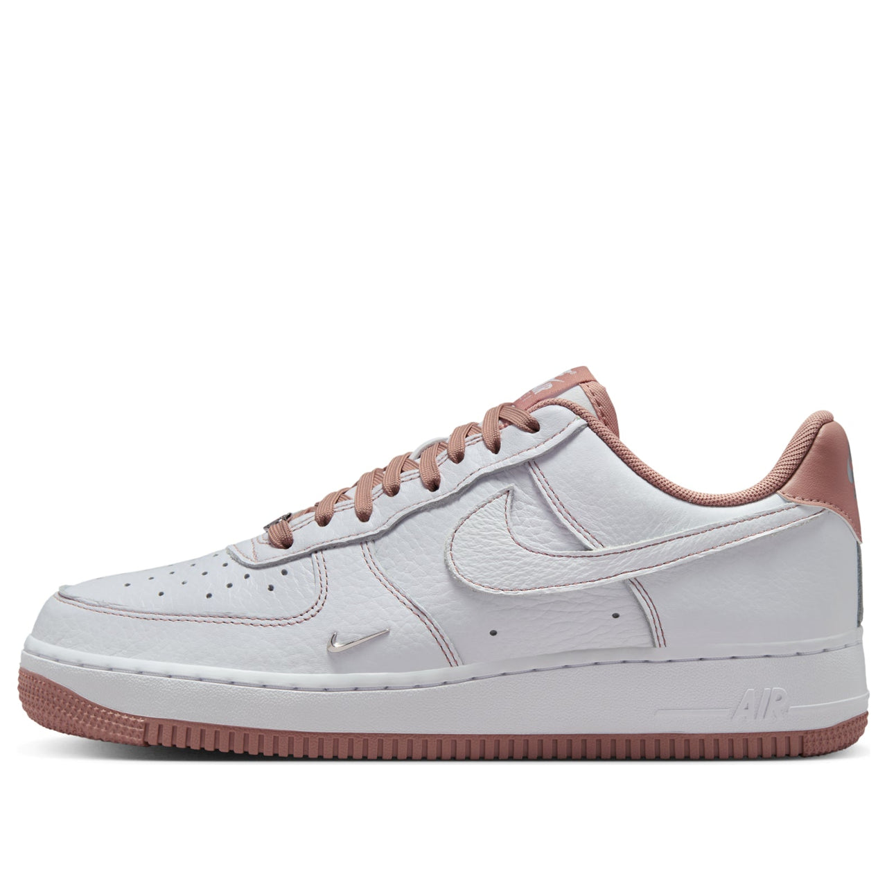 (WMNS) Nike Air Force 1 '07 Mini Jewel 'White Pink Silver' IB6543-100