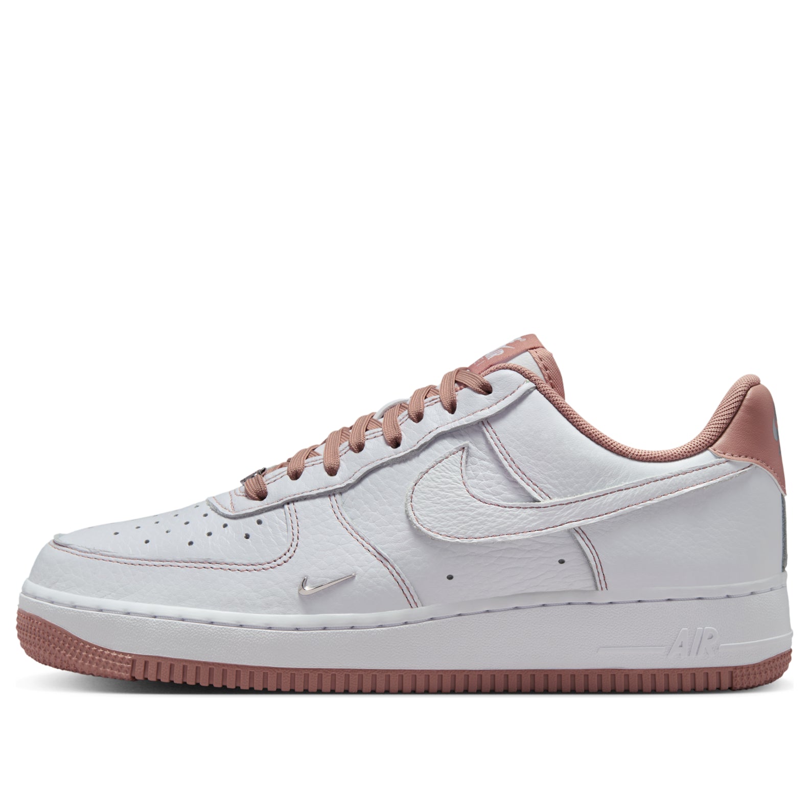 (WMNS) Nike Air Force 1 '07 Mini Jewel 'White Pink Silver' IB6543-100