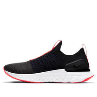 Nike React Phantom Run Flyknit 2 'Black Bright Crimson' DD8352-001