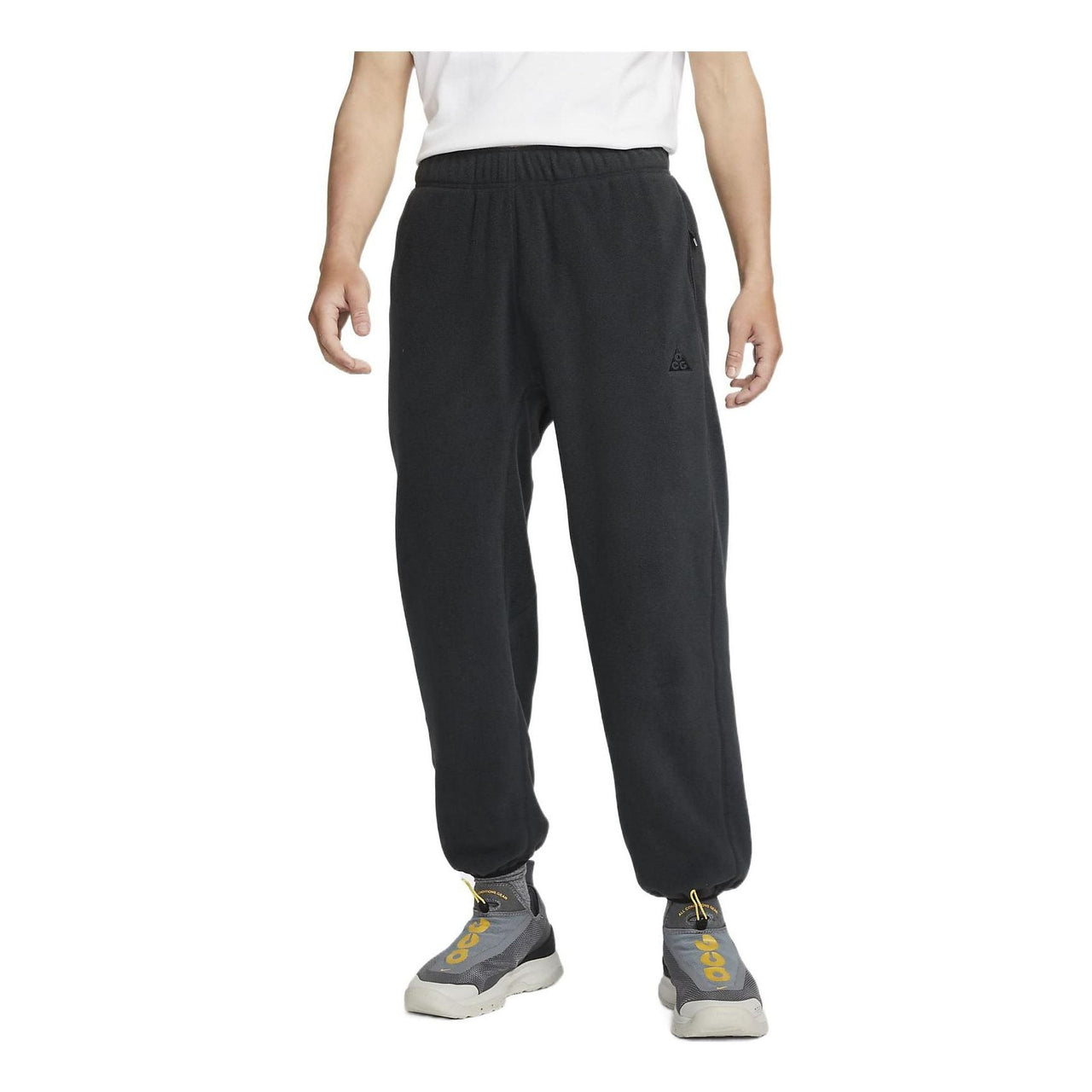 Men's Nike ACG Polartec Wolf Tree Casual Loose Fleece Running Sports Pants/Trousers/Joggers Black CV0659-046
