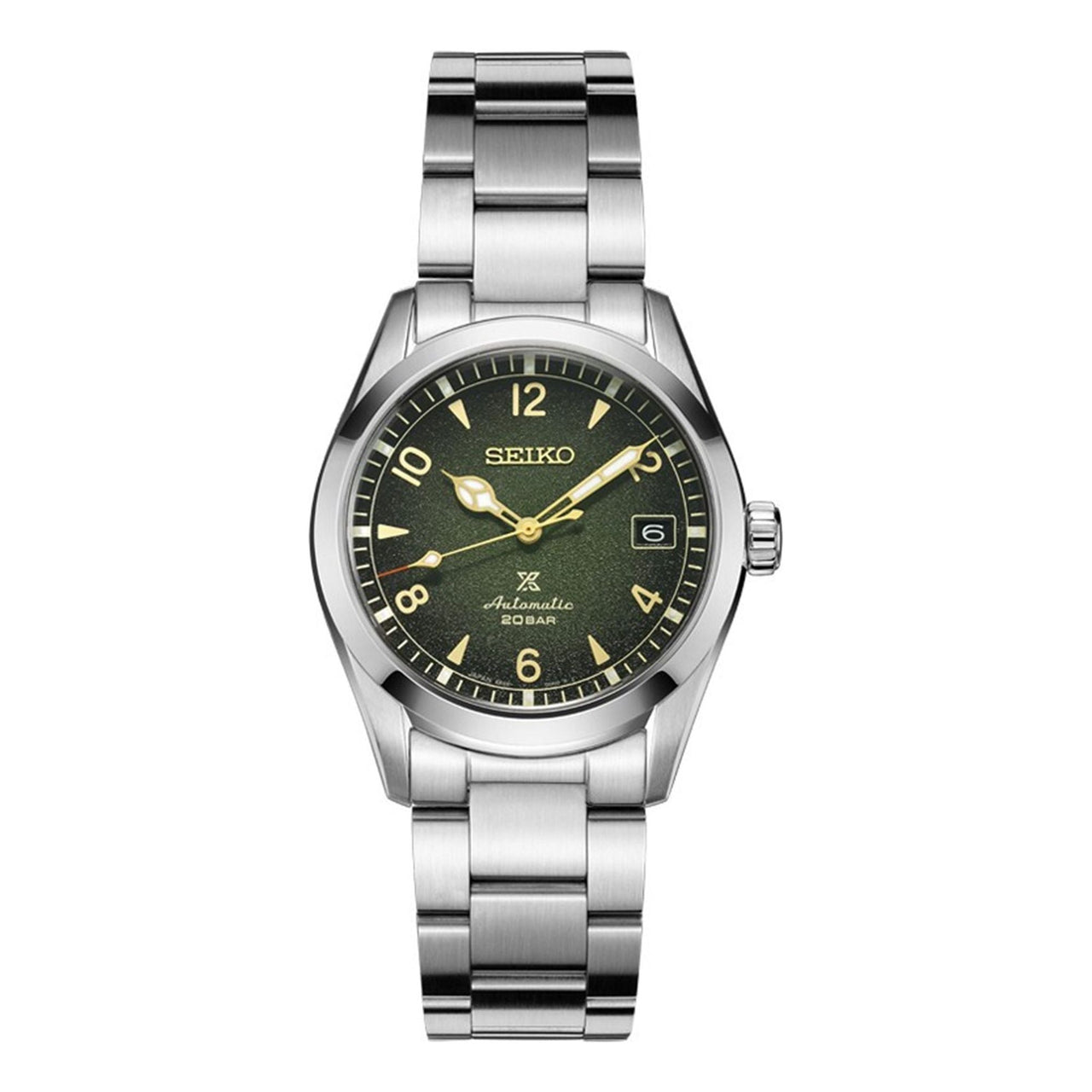 Men's SEIKO PROSPEX Series 200 Meter Waterproof Sapphire 6R35 Movement Starry Sky Steel Strip Mechanical Watch SPB155J1