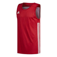 adidas Knitted Breathable Basketball Vest Men 'Red White' DY6595