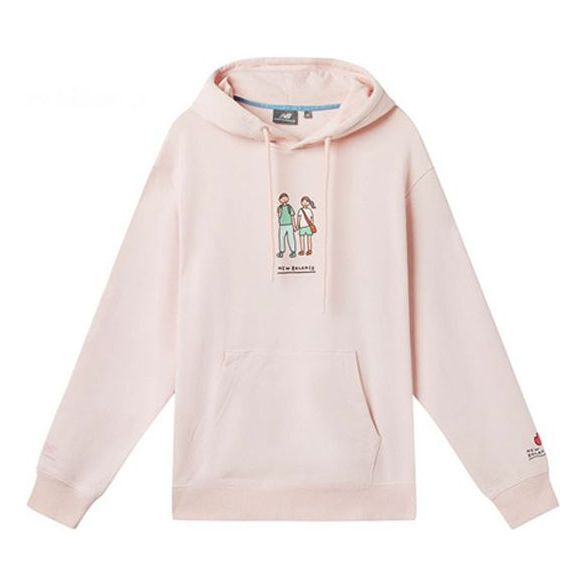 New Balance x Zero Per Zero Casual Sports Round Neck Hoodie 'Pink' NCA47013-PK