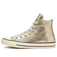 (WMNS) Converse Chuck Taylor All Star Shiny Metal High Top Gold 564851C